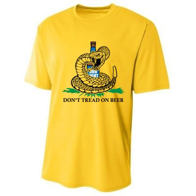 Dont Tread On Beer Funny Patriot America Usa Freedom Lover Gift Performance Sprint T-Shirt