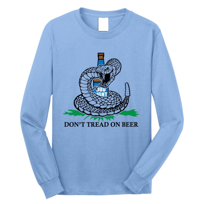 Dont Tread On Beer Funny Patriot America Usa Freedom Lover Gift Long Sleeve Shirt