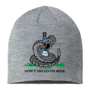 Dont Tread On Beer Funny Patriot America Usa Freedom Lover Gift Sustainable Beanie