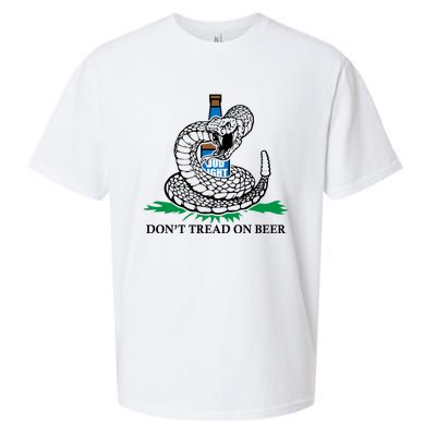 Dont Tread On Beer Funny Patriot America Usa Freedom Lover Gift Sueded Cloud Jersey T-Shirt