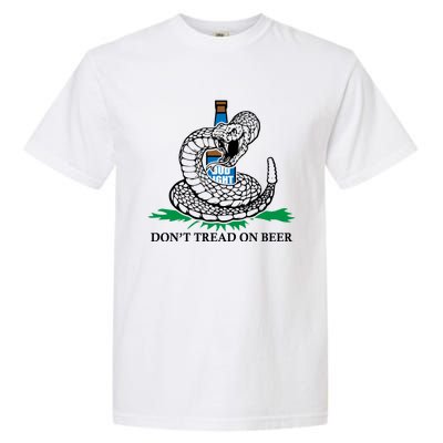 Dont Tread On Beer Funny Patriot America Usa Freedom Lover Gift Garment-Dyed Heavyweight T-Shirt