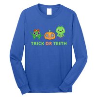 Dental Trick Or Teeth Costume Cool Gift Long Sleeve Shirt