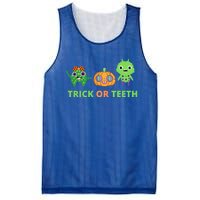 Dental Trick Or Teeth Costume Cool Gift Mesh Reversible Basketball Jersey Tank