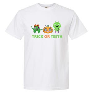 Dental Trick Or Teeth Costume Cool Gift Garment-Dyed Heavyweight T-Shirt