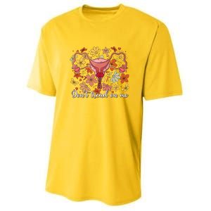 Don’t Tread On Me Uterus Feminist Human Rights Youth Performance Sprint T-Shirt