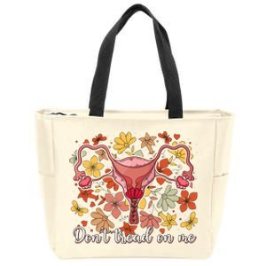 Don’t Tread On Me Uterus Feminist Human Rights Zip Tote Bag