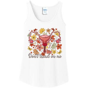 Don’t Tread On Me Uterus Feminist Human Rights Ladies Essential Tank