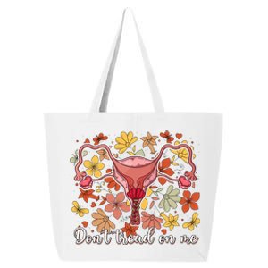 Don’t Tread On Me Uterus Feminist Human Rights 25L Jumbo Tote