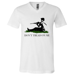 Don't Tread On Me Free Kyle Rittenhouse V-Neck T-Shirt