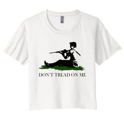 Don't Tread On Me Free Kyle Rittenhouse Women's Crop Top Tee