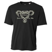 Don’T Tread On Me Uterus Snake Feminist Cooling Performance Crew T-Shirt