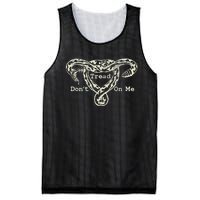 Don’T Tread On Me Uterus Snake Feminist Mesh Reversible Basketball Jersey Tank