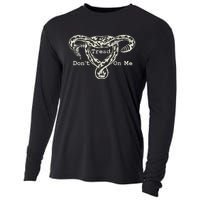 Don’T Tread On Me Uterus Snake Feminist Cooling Performance Long Sleeve Crew