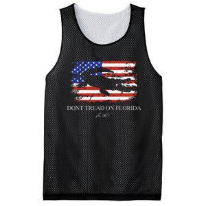 Dont Tread On Florida Governor Ron Desantis Mesh Reversible Basketball Jersey Tank