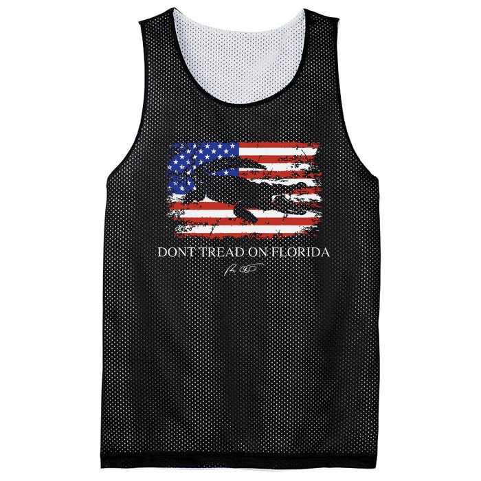 Dont Tread On Florida Governor Ron Desantis Mesh Reversible Basketball Jersey Tank