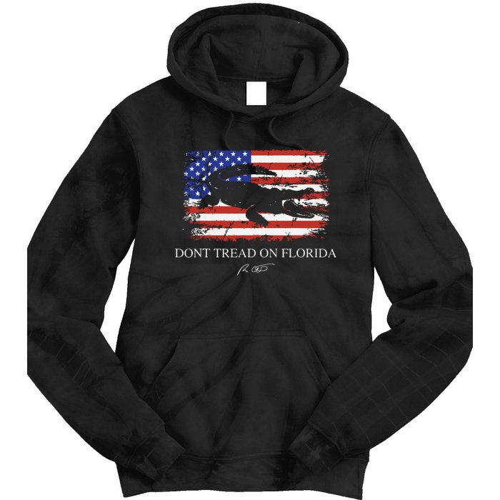 Dont Tread On Florida Governor Ron Desantis Tie Dye Hoodie