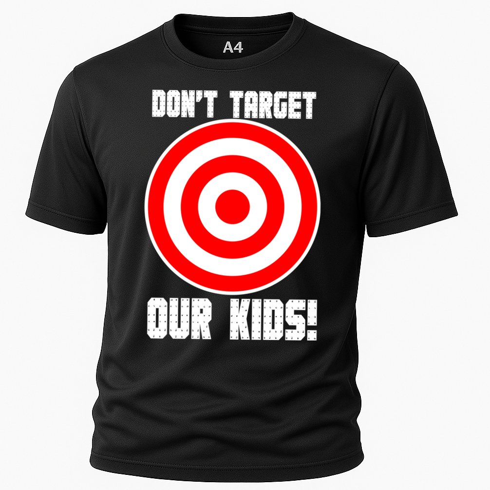 Dont Target Our Kids Patriotic Bullseye Range Boycott Performance Shirt