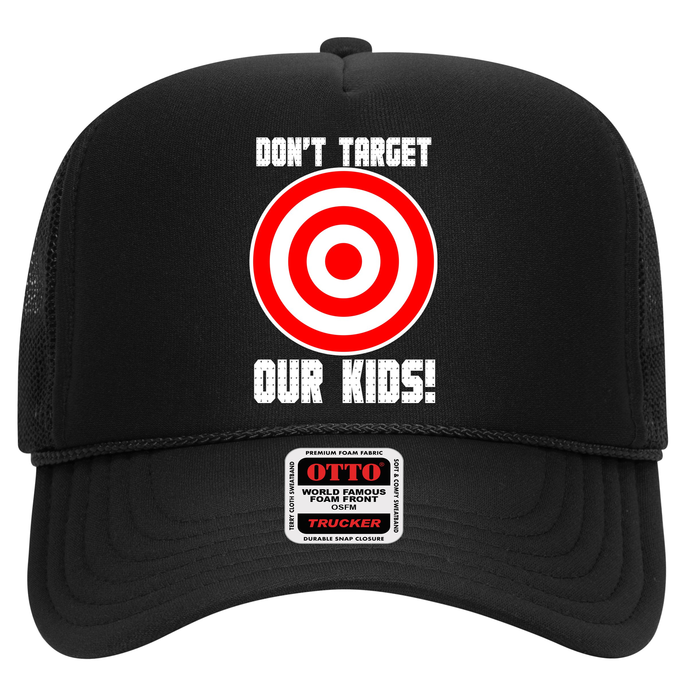 Dont Target Our Kids Patriotic Bullseye Range Boycott Hat