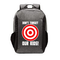 Dont Target Our Kids Patriotic Bullseye Range Boycott Vector Backpack