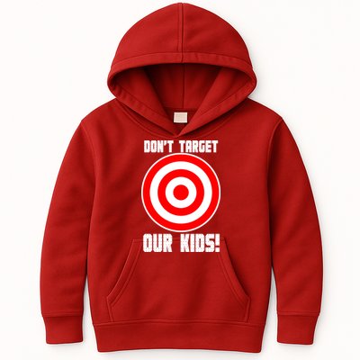 Dont Target Our Kids Patriotic Bullseye Range Boycott Kids Hoodie