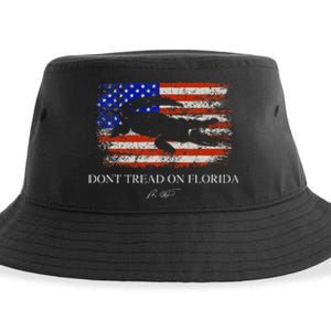 Dont Tread On Florida Governor Ron Desantis Sustainable Bucket Hat