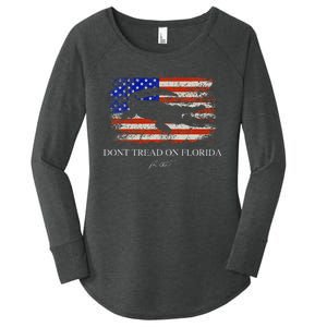 Dont Tread On Florida Governor Ron Desantis Women's Perfect Tri Tunic Long Sleeve Shirt