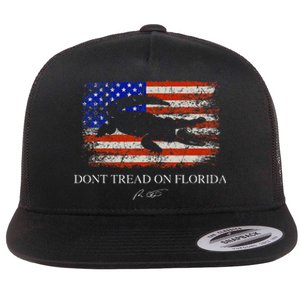 Dont Tread On Florida Governor Ron Desantis Flat Bill Trucker Hat