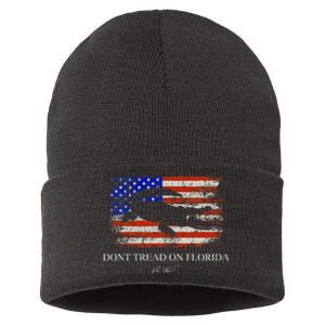 Dont Tread On Florida Governor Ron Desantis Sustainable Knit Beanie