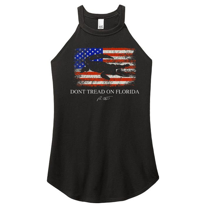 Dont Tread On Florida Governor Ron Desantis Women's Perfect Tri Rocker Tank