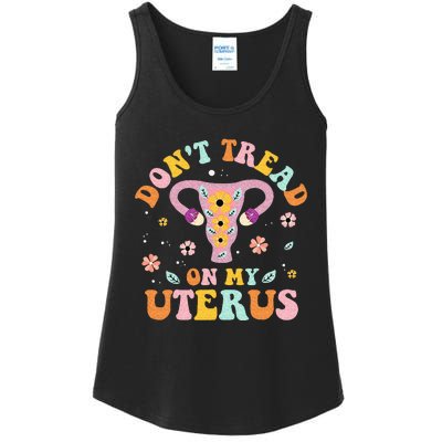 Dont Tread On My Uterus No Uterus No Opinion Ladies Essential Tank