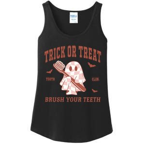 Dentist Trick Or Treat Brush Your Teeth Halloween Ladies Essential Tank