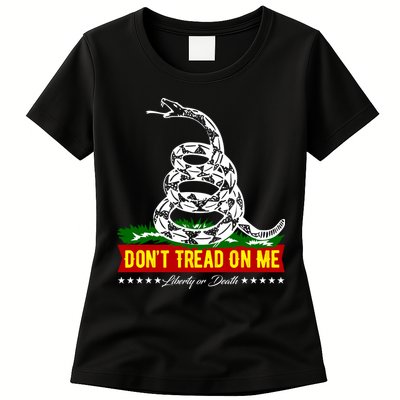 Dont Tread On Me Liberty Or Death Come & Take It Womens T-Shirt