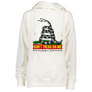 Dont Tread On Me Liberty Or Death Come & Take It Womens Funnel Neck Pullover Hood