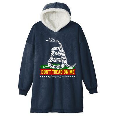 Dont Tread On Me Liberty Or Death Come & Take It Hooded Wearable Blanket