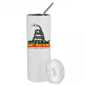 Dont Tread On Me Liberty Or Death Come & Take It Stainless Steel Tumbler