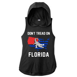 Don't Tread On Florida Ladies PosiCharge Tri-Blend Wicking Draft Hoodie Tank