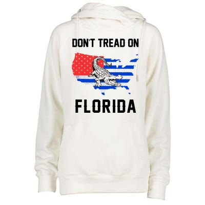 Don't Tread On Florida Womens Funnel Neck Pullover Hood