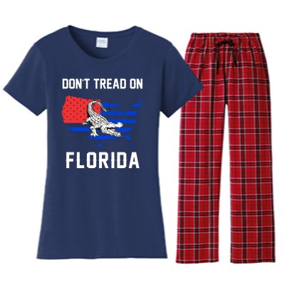 Don't Tread On Florida Women's Flannel Pajama Set