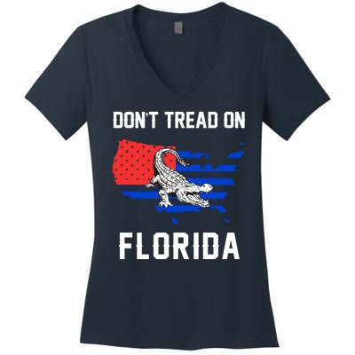 Don't Tread On Florida Women's V-Neck T-Shirt