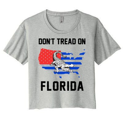 Don't Tread On Florida Women's Crop Top Tee