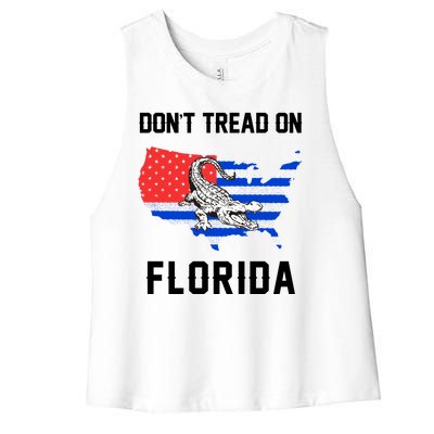 Don't Tread On Florida Women's Racerback Cropped Tank