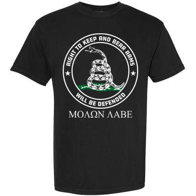 Dont Tread On Me Right To Keep & Bear Arms Come & Take It Garment-Dyed Heavyweight T-Shirt