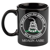 Dont Tread On Me Right To Keep & Bear Arms Come & Take It 11oz C Handle Ceramic Mug