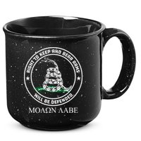 Dont Tread On Me Right To Keep & Bear Arms Come & Take It 15oz Campfire Ceramic Mug