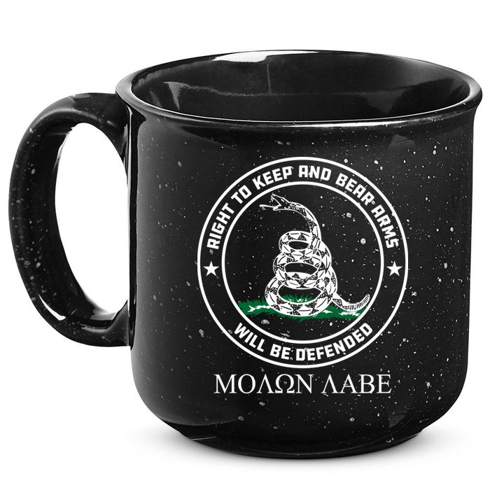 Dont Tread On Me Right To Keep & Bear Arms Come & Take It 15oz Campfire Ceramic Mug