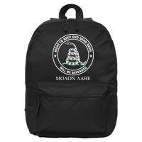 Dont Tread On Me Right To Keep & Bear Arms Come & Take It 16 in Basic Backpack