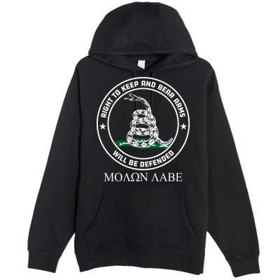 Dont Tread On Me Right To Keep & Bear Arms Come & Take It Premium Pullover Hoodie