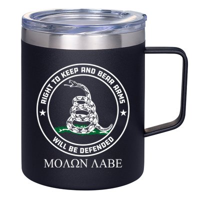 Dont Tread On Me Right To Keep & Bear Arms Come & Take It 12oz Stainless Steel Coffee Mug