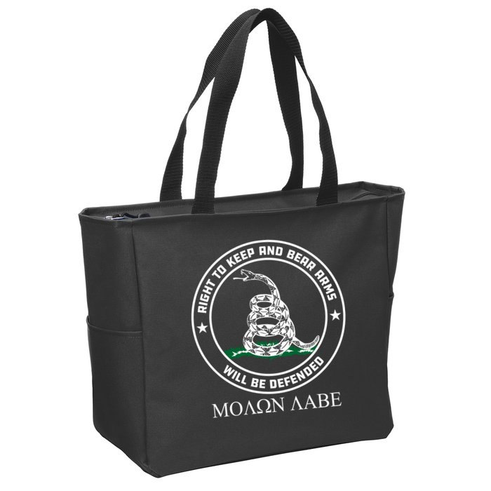 Dont Tread On Me Right To Keep & Bear Arms Come & Take It Zip Tote Bag