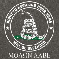Dont Tread On Me Right To Keep & Bear Arms Come & Take It Cotton Canvas Backpack